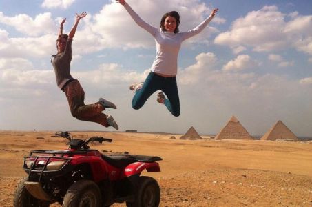 Quad Bike At Giza Pyramids